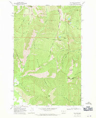 Goat Peak Montana Historical topographic map, 1:24000 scale, 7.5 X 7.5 Minute, Year 1966