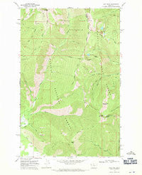 Goat Peak Montana Historical topographic map, 1:24000 scale, 7.5 X 7.5 Minute, Year 1966