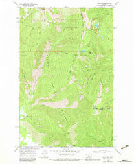 Goat Peak Montana Historical topographic map, 1:24000 scale, 7.5 X 7.5 Minute, Year 1966