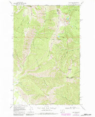 Goat Peak Montana Historical topographic map, 1:24000 scale, 7.5 X 7.5 Minute, Year 1966