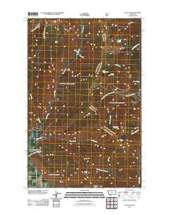 Goat Peak Montana Historical topographic map, 1:24000 scale, 7.5 X 7.5 Minute, Year 2011