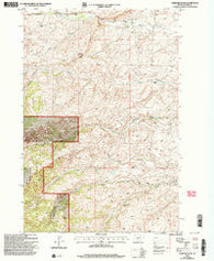 Gobblers Knob Montana Historical topographic map, 1:24000 scale, 7.5 X 7.5 Minute, Year 2000