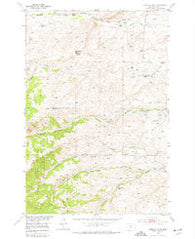 Gobblers Knob Montana Historical topographic map, 1:24000 scale, 7.5 X 7.5 Minute, Year 1951