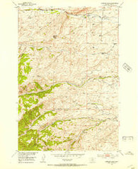 Gobblers Knob Montana Historical topographic map, 1:24000 scale, 7.5 X 7.5 Minute, Year 1951