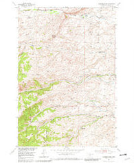 Gobblers Knob Montana Historical topographic map, 1:24000 scale, 7.5 X 7.5 Minute, Year 1951