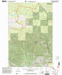 Gold Creek Peak Montana Historical topographic map, 1:24000 scale, 7.5 X 7.5 Minute, Year 1999