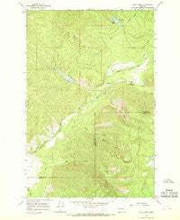 Gold Creek Montana Historical topographic map, 1:24000 scale, 7.5 X 7.5 Minute, Year 1965