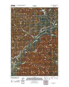Gold Creek Montana Historical topographic map, 1:24000 scale, 7.5 X 7.5 Minute, Year 2011