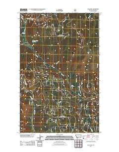 Gold Hill Montana Historical topographic map, 1:24000 scale, 7.5 X 7.5 Minute, Year 2011