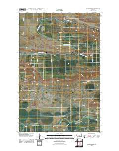 Golden Ridge Montana Historical topographic map, 1:24000 scale, 7.5 X 7.5 Minute, Year 2011