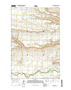 Golden Ridge Montana Current topographic map, 1:24000 scale, 7.5 X 7.5 Minute, Year 2014