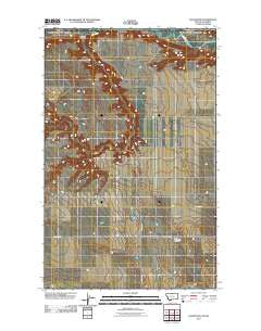 Goldstone Montana Historical topographic map, 1:24000 scale, 7.5 X 7.5 Minute, Year 2011