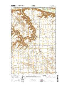 Goldstone Montana Current topographic map, 1:24000 scale, 7.5 X 7.5 Minute, Year 2014