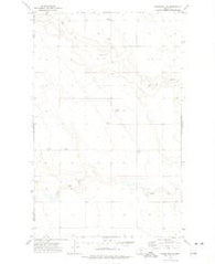Goldstone SW Montana Historical topographic map, 1:24000 scale, 7.5 X 7.5 Minute, Year 1972