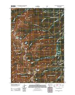 Goldstone Pass Montana Historical topographic map, 1:24000 scale, 7.5 X 7.5 Minute, Year 2011