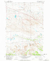 Gomer Draw Montana Historical topographic map, 1:24000 scale, 7.5 X 7.5 Minute, Year 1982