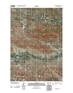 Gomer Draw Montana Historical topographic map, 1:24000 scale, 7.5 X 7.5 Minute, Year 2011