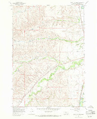 Good Luck Creek Montana Historical topographic map, 1:24000 scale, 7.5 X 7.5 Minute, Year 1967