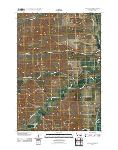 Good Luck Creek Montana Historical topographic map, 1:24000 scale, 7.5 X 7.5 Minute, Year 2011