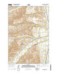 Good Luck Creek Montana Current topographic map, 1:24000 scale, 7.5 X 7.5 Minute, Year 2014