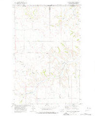 Goodale Coulee Montana Historical topographic map, 1:24000 scale, 7.5 X 7.5 Minute, Year 1973