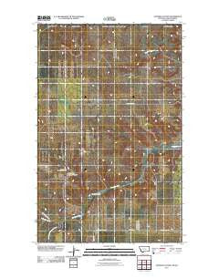 Goodale Coulee Montana Historical topographic map, 1:24000 scale, 7.5 X 7.5 Minute, Year 2011