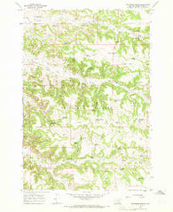 Goodspeed Butte Montana Historical topographic map, 1:24000 scale, 7.5 X 7.5 Minute, Year 1966