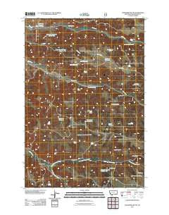 Goodspeed Butte Montana Historical topographic map, 1:24000 scale, 7.5 X 7.5 Minute, Year 2011