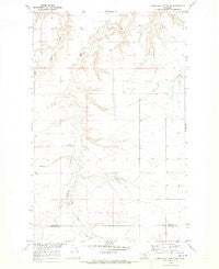 Goose Bill Butte NW Montana Historical topographic map, 1:24000 scale, 7.5 X 7.5 Minute, Year 1970