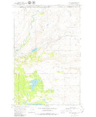 Goose Lake Montana Historical topographic map, 1:24000 scale, 7.5 X 7.5 Minute, Year 1968