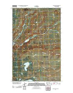 Goose Lake Montana Historical topographic map, 1:24000 scale, 7.5 X 7.5 Minute, Year 2011