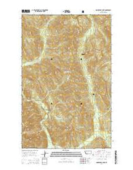 Gooseberry Park Montana Current topographic map, 1:24000 scale, 7.5 X 7.5 Minute, Year 2014