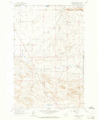 Gouchnour Ranch Montana Historical topographic map, 1:24000 scale, 7.5 X 7.5 Minute, Year 1963