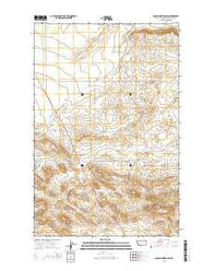 Gouchnour Ranch Montana Current topographic map, 1:24000 scale, 7.5 X 7.5 Minute, Year 2014