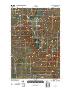 Gougley Creek Montana Historical topographic map, 1:24000 scale, 7.5 X 7.5 Minute, Year 2011