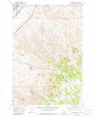 Government Hill Montana Historical topographic map, 1:24000 scale, 7.5 X 7.5 Minute, Year 1969