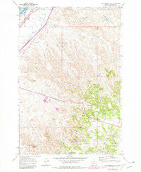 Government Hill Montana Historical topographic map, 1:24000 scale, 7.5 X 7.5 Minute, Year 1969
