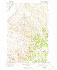 Government Hill Montana Historical topographic map, 1:24000 scale, 7.5 X 7.5 Minute, Year 1969