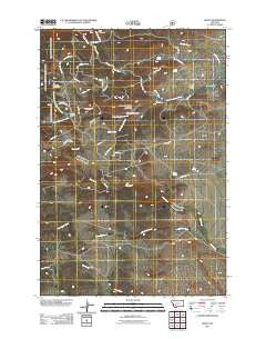 Grace Montana Historical topographic map, 1:24000 scale, 7.5 X 7.5 Minute, Year 2011