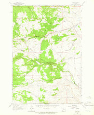 Grace Montana Historical topographic map, 1:24000 scale, 7.5 X 7.5 Minute, Year 1963