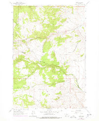 Grace Montana Historical topographic map, 1:24000 scale, 7.5 X 7.5 Minute, Year 1963