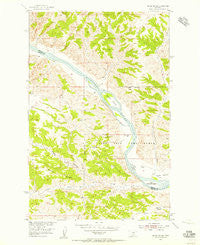Grand Island Montana Historical topographic map, 1:24000 scale, 7.5 X 7.5 Minute, Year 1954