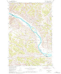 Grand Island Montana Historical topographic map, 1:24000 scale, 7.5 X 7.5 Minute, Year 1954