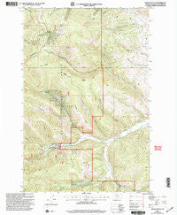 Granite Butte Montana Historical topographic map, 1:24000 scale, 7.5 X 7.5 Minute, Year 2001