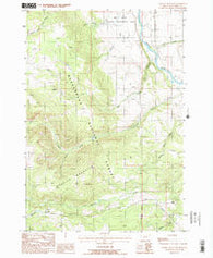 Granite Mountain Montana Historical topographic map, 1:24000 scale, 7.5 X 7.5 Minute, Year 1988