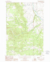 Granite Mountain Montana Historical topographic map, 1:24000 scale, 7.5 X 7.5 Minute, Year 1988