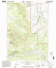 Granite Mountain Montana Historical topographic map, 1:24000 scale, 7.5 X 7.5 Minute, Year 1997