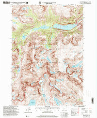 Granite Peak Montana Historical topographic map, 1:24000 scale, 7.5 X 7.5 Minute, Year 1996