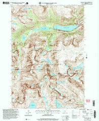 Granite Peak Montana Historical topographic map, 1:24000 scale, 7.5 X 7.5 Minute, Year 1996