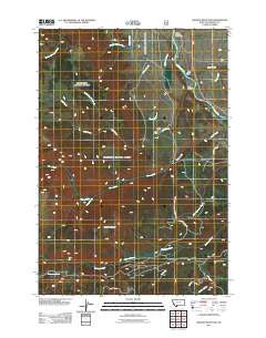 Granite Mountain Montana Historical topographic map, 1:24000 scale, 7.5 X 7.5 Minute, Year 2011
